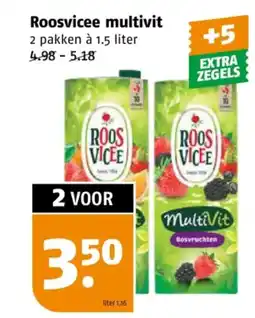 Poiesz Roosvicee multivit aanbieding