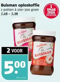 Poiesz Buisman oploskoffie aanbieding