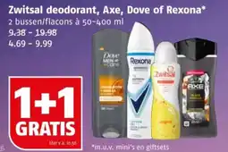 Poiesz Zwitsal deodorant, axe, dove of rexona aanbieding