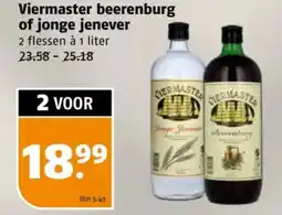 Poiesz Viermaster beerenburg of jonge jenever aanbieding