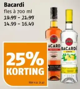 Poiesz Bacardi aanbieding