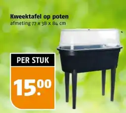Poiesz Kweektafel op poten aanbieding
