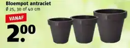 Poiesz Bloempot antraciet aanbieding