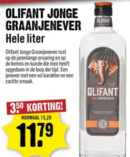 Dirck 3 Olifant jonge graanjenever aanbieding