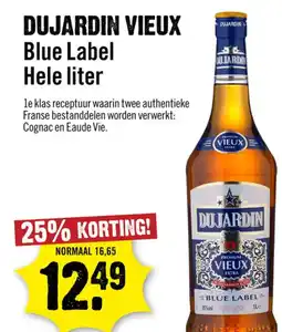 Dirck 3 Dujardin vieux blue label aanbieding