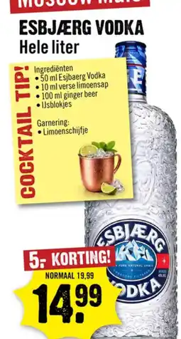 Dirck 3 Esbjærg vodka aanbieding