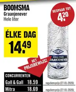 Dirck 3 Boomsma graanjenever aanbieding