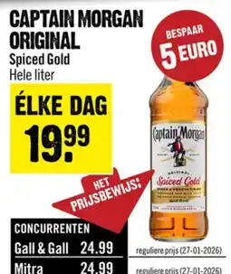 Dirck 3 Captain morgan original spiced gold aanbieding