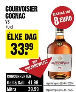 Dirck 3 Courvoisier cognac VS aanbieding