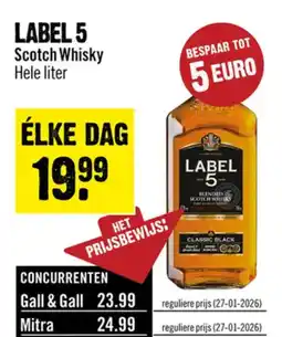 Dirck 3 Label 5 scotch whisky aanbieding