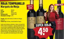 Dirck 3 Rioja tempranillo marqués de meija aanbieding