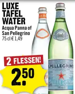 Dirck 3 Luxe tafel water aanbieding