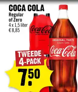 Dirck 3 Coca-Cola Regular of Zero aanbieding