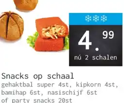 Naanhof Snacks op schaal aanbieding