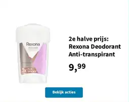 Plein.nl Rexona Deodorant Anti transpirant aanbieding