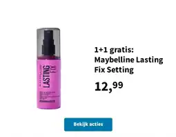 Plein.nl Maybelline Lasting Fix Setting aanbieding