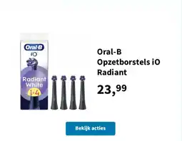 Plein.nl Oral-B Opzetborstels iO Radiant aanbieding