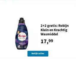 Plein.nl Robijn Klein en krachtig Wasmiddel aanbieding
