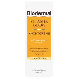 Kruidvat Biodermal Vitamin Glow Nachtcrème aanbieding