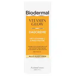 Kruidvat Biodermal Vitamin Glow Dagcrème aanbieding