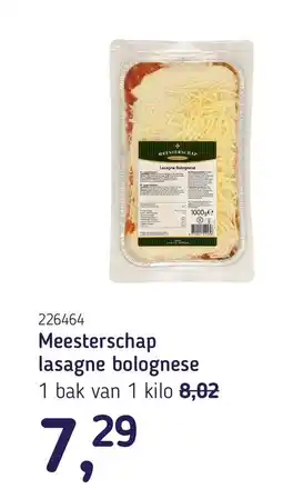 Van Hoeckel Meesterschap lasagne bolognese aanbieding