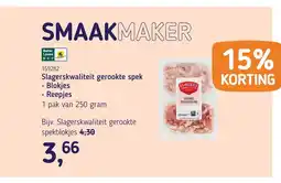 Van Hoeckel Slagerskwaliteit gerookte spek aanbieding