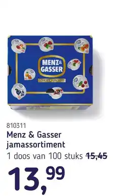 Van Hoeckel Menz & Gasser jamassortiment aanbieding