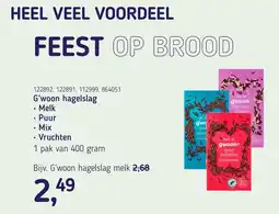 Van Hoeckel G'woon hagelslag aanbieding