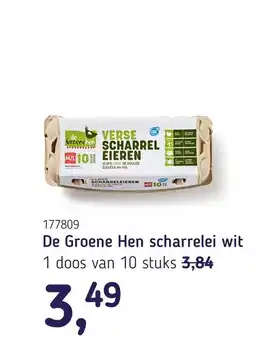 Van Hoeckel De Groene Hen scharrelei wit aanbieding