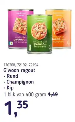 Van Hoeckel G'woon Ragout aanbieding