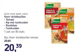 Van Hoeckel Knorr drinkbouillon Tomaat aanbieding
