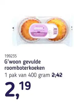 Van Hoeckel G'woon gevulde roomboterkoeken aanbieding