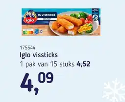 Van Hoeckel Iglo vissticks aanbieding