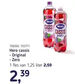 Van Hoeckel Hero cassis aanbieding