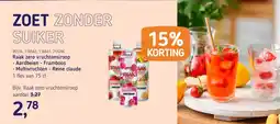 Van Hoeckel Raak zero vruchtensiroop aanbieding