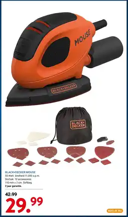 Kluswijs Black+decker mouse aanbieding