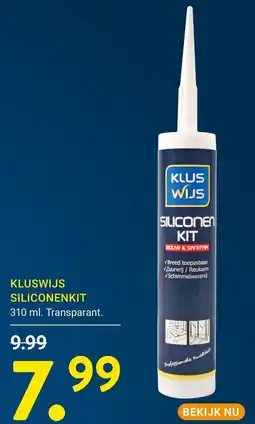 Kluswijs Kluswijs siliconen kit aanbieding
