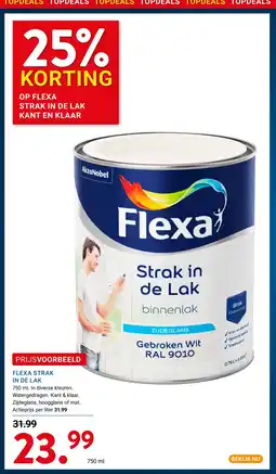 Kluswijs Flexa strak in de lak aanbieding