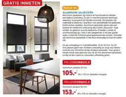 Kluswijs Aluminium jaloezieën aanbieding