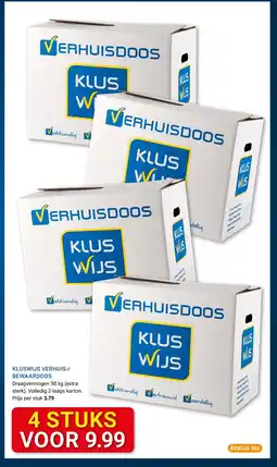 Kluswijs Kluswijs verhuis bewaardoos aanbieding