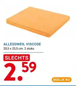 Kluswijs Allesdweil viscose aanbieding