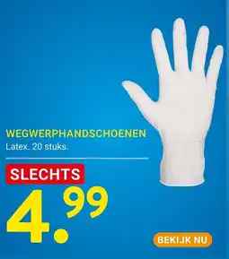 Kluswijs Wegwerphandschoenen aanbieding