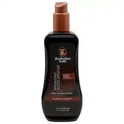 Trekpleister Australian Gold Dark Tanning Bronzing Accelerator Spray aanbieding