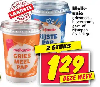 Nettorama Melkunie 500gr aanbieding