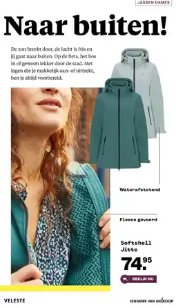 Welkoop Softshell Jitte aanbieding