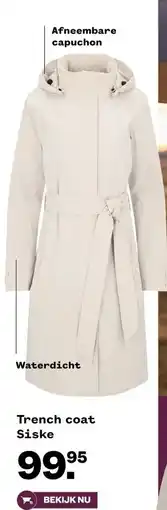 Welkoop Trench coat Siske aanbieding