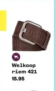 Welkoop Welkoop riem 421 aanbieding