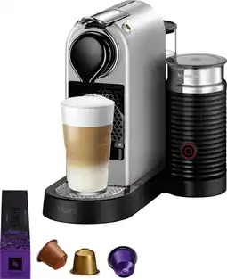 Coolblue Krups Nespresso Citiz & Milk XN761B Zilver aanbieding