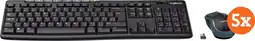 Coolblue Logitech MK270 Draadloos Toetsenbord en Muis QWERTY 5-Pack aanbieding