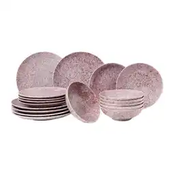 Action Serviesset Feather - Lila aanbieding